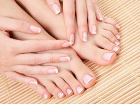 uñas sanas después del tratamiento de hongos